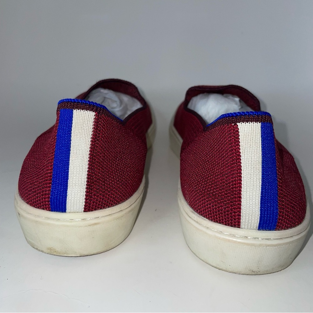 Rothy’s Red Maroon Slip On Sneakers Women’s Size 8.5 - Picture 12 of 13